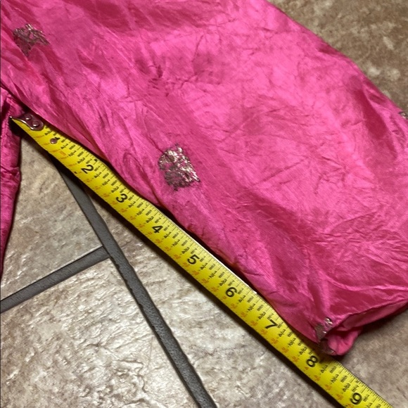Vintage Silk Pink Top W/Gold Embroidered Details Old Money Elegant Timeless - Picture 13 of 14